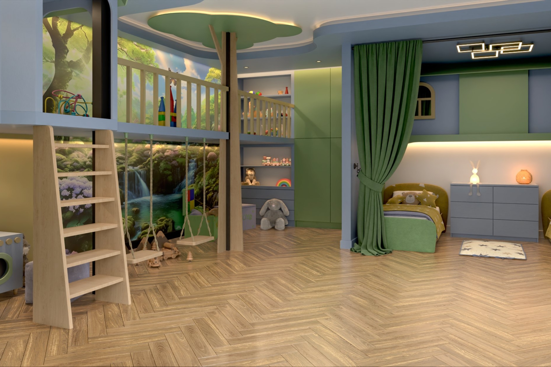 Инженерный паркет «Damy Floor» Натуральный (укладка елочкой) — купить в Тюмени