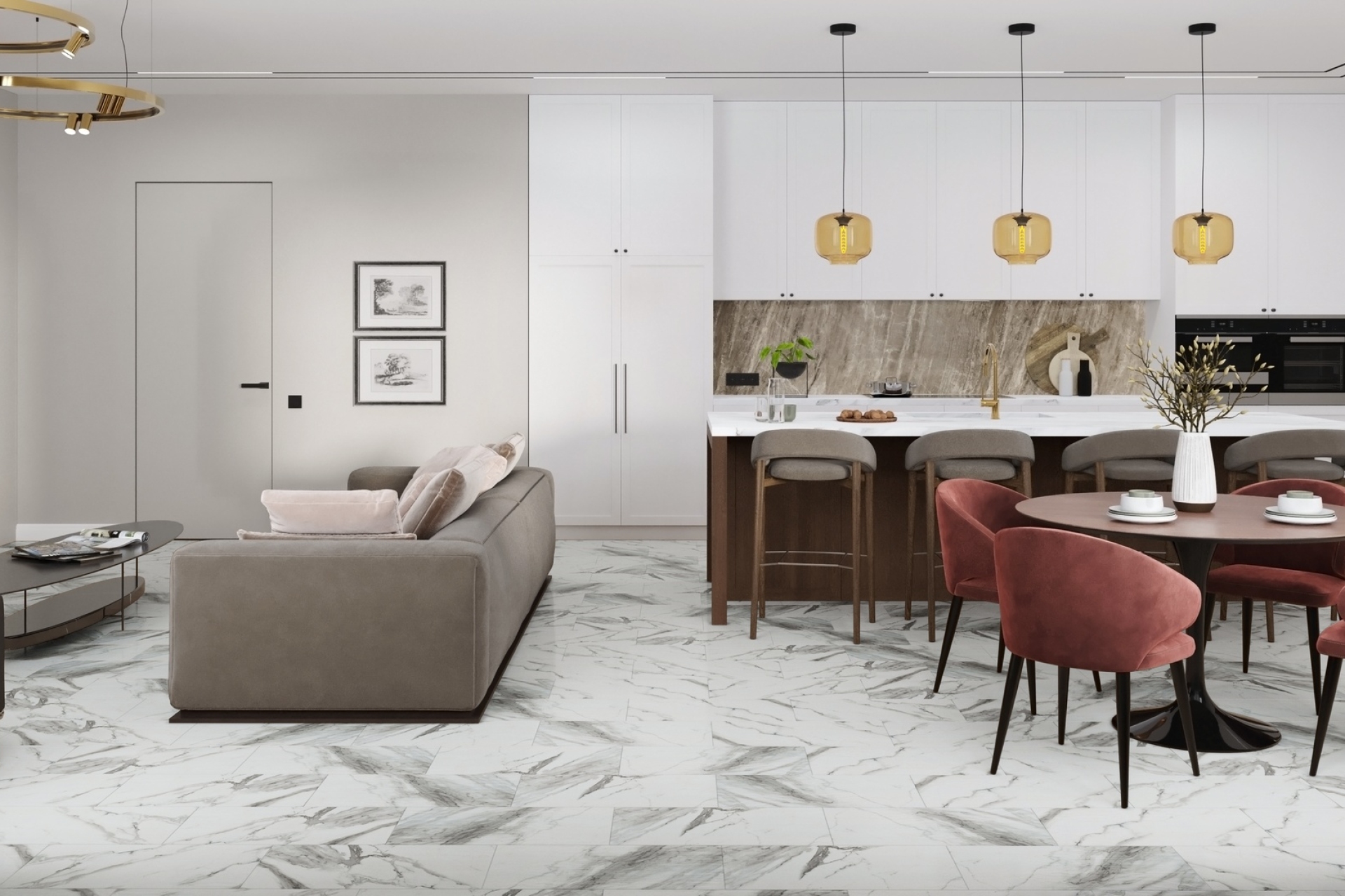 SPC плитка «Damy Floor» Эверест (610*305*5 мм) — купить в Тюмени