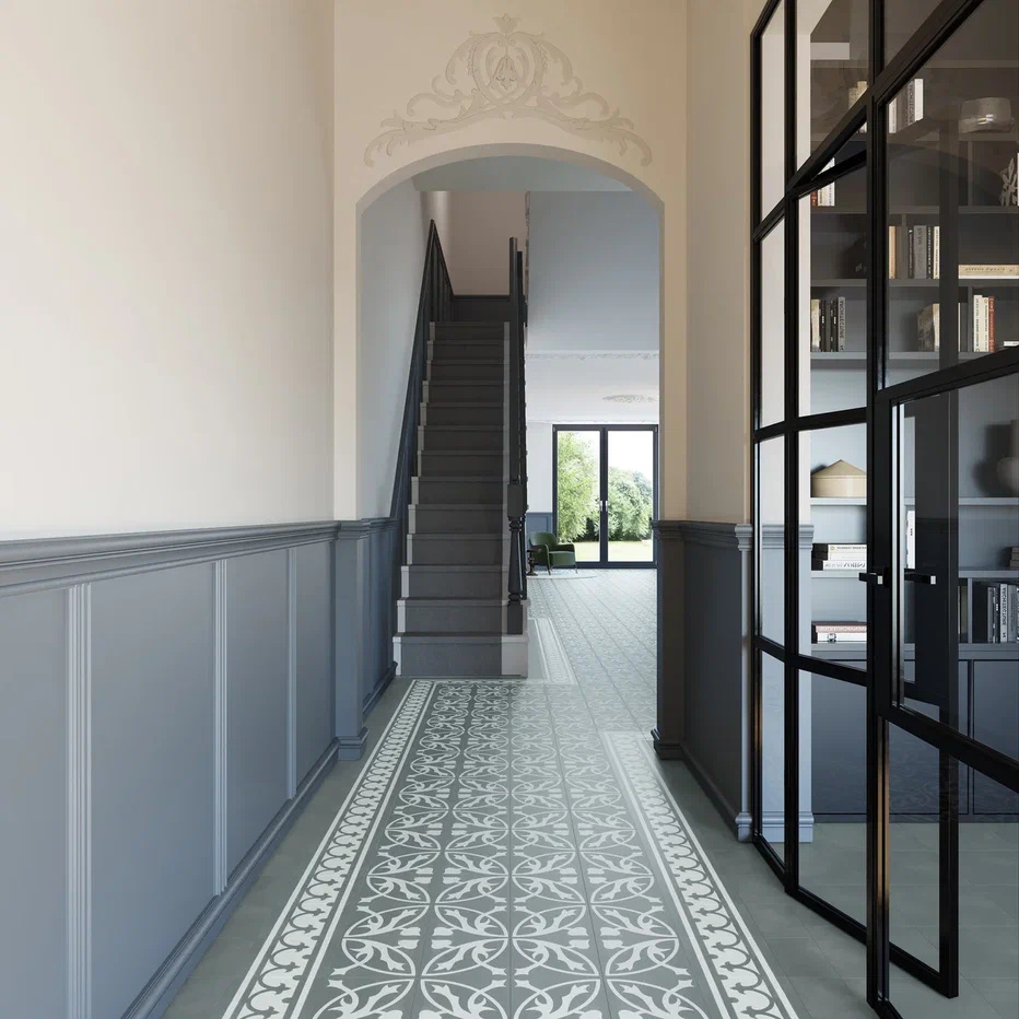 Кварцвиниловая плитка "Invictus" Victorian Bord Smoke (229*229*2,5мм) — купить в Тюмени