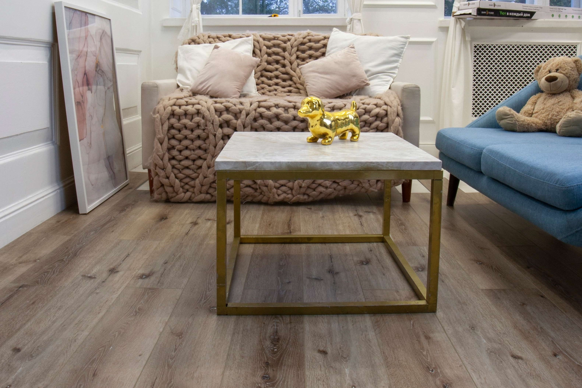 Усовершенствованная кварц-виниловая плитка «Damy Floor» Дуб Лофт (1227*187*2,5 мм) — купить в Тюмени