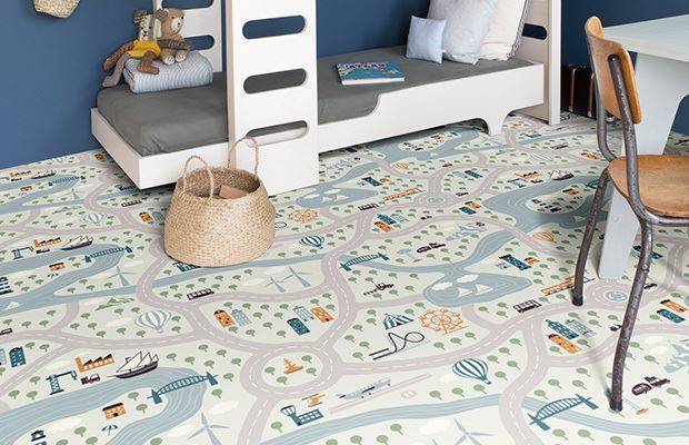 Линолеум бытовой "IVC" Neo Karta 82 (3м) — купить в Тюмени