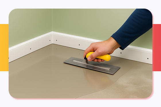 Устройство стяжки до 100 мм. (без смеси)