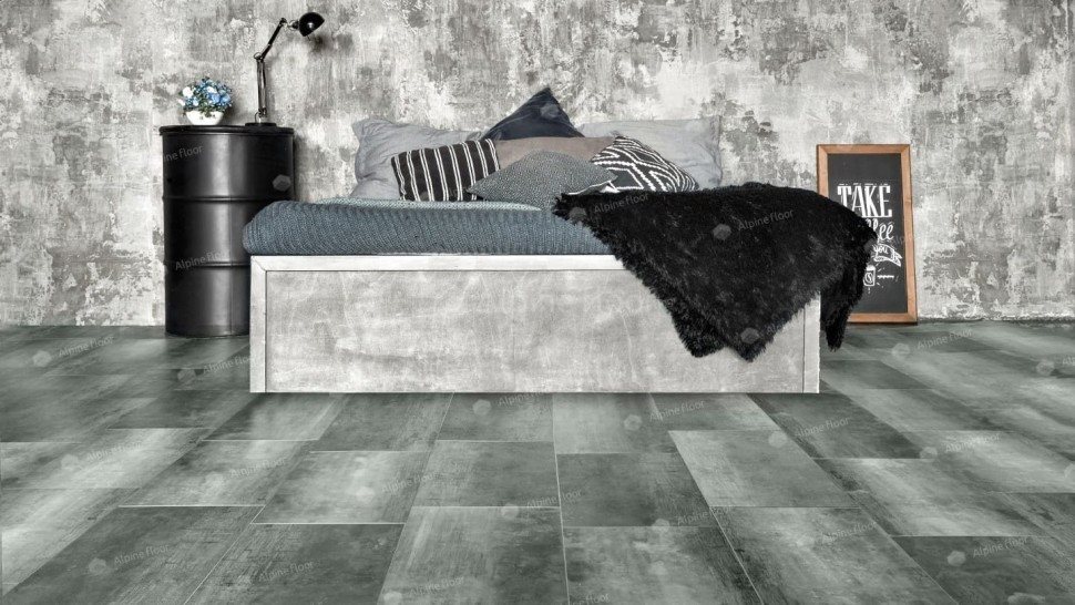 Виниловая плитка &quot;Alpine Floor&quot; Light Stone Корнуолл (608*303*2,5 мм) — купить в Тюмени