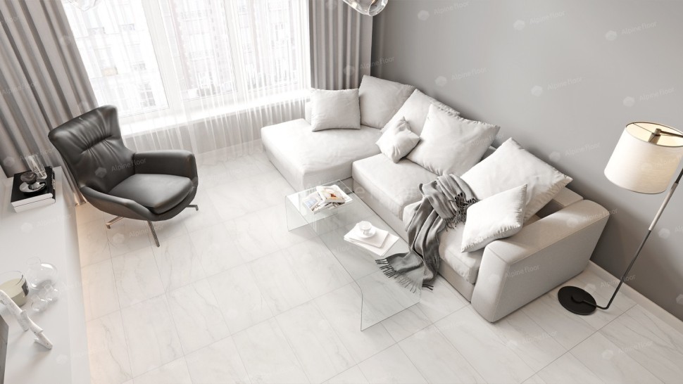 Виниловая плитка &quot;Alpine Floor&quot; Light Stone Брайс (608*303*2,5 мм) — купить в Тюмени