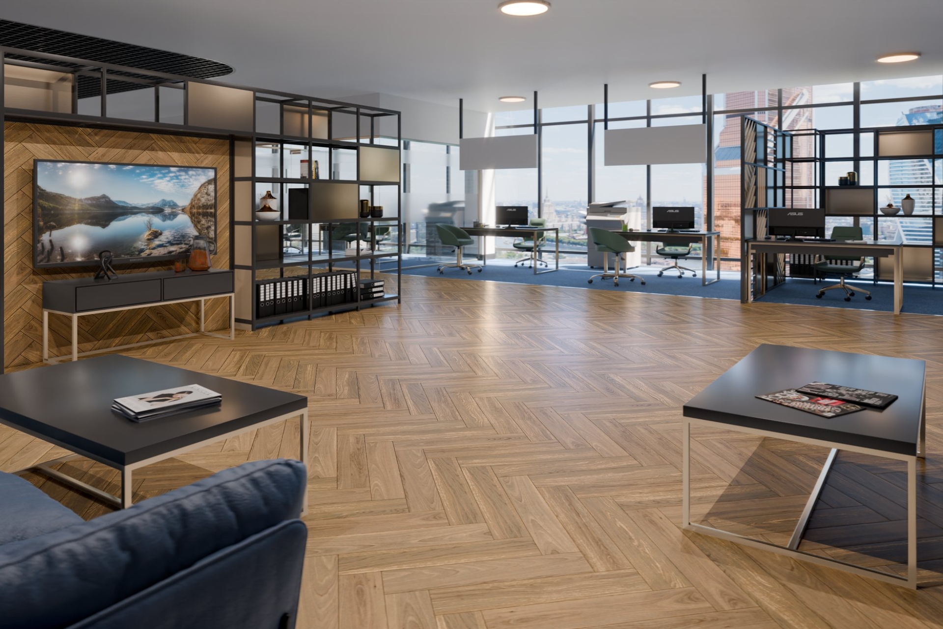 Инженерный паркет «Damy Floor» Натуральный (укладка елочкой) — купить в Тюмени