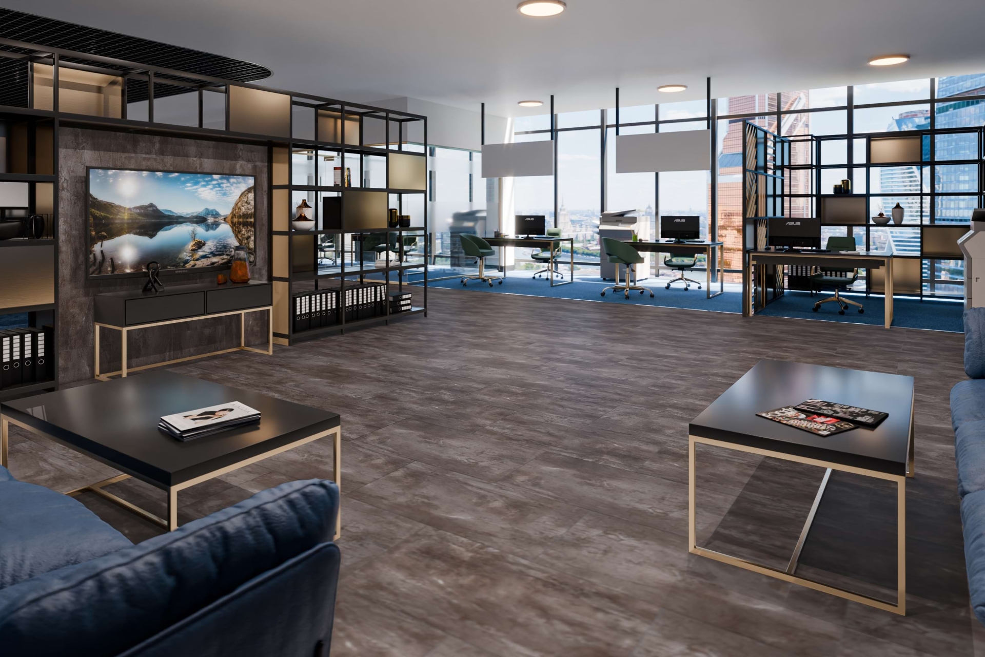 Усовершенствованная кварц-виниловая плитка «Damy Floor» Вайсхорн (912,4*455,2*2,5 мм) — купить в Тюмени