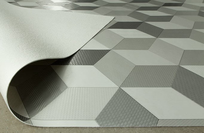 Линолеум бытовой "IVC" Bingo Cubes 83 (3м) — купить в Тюмени