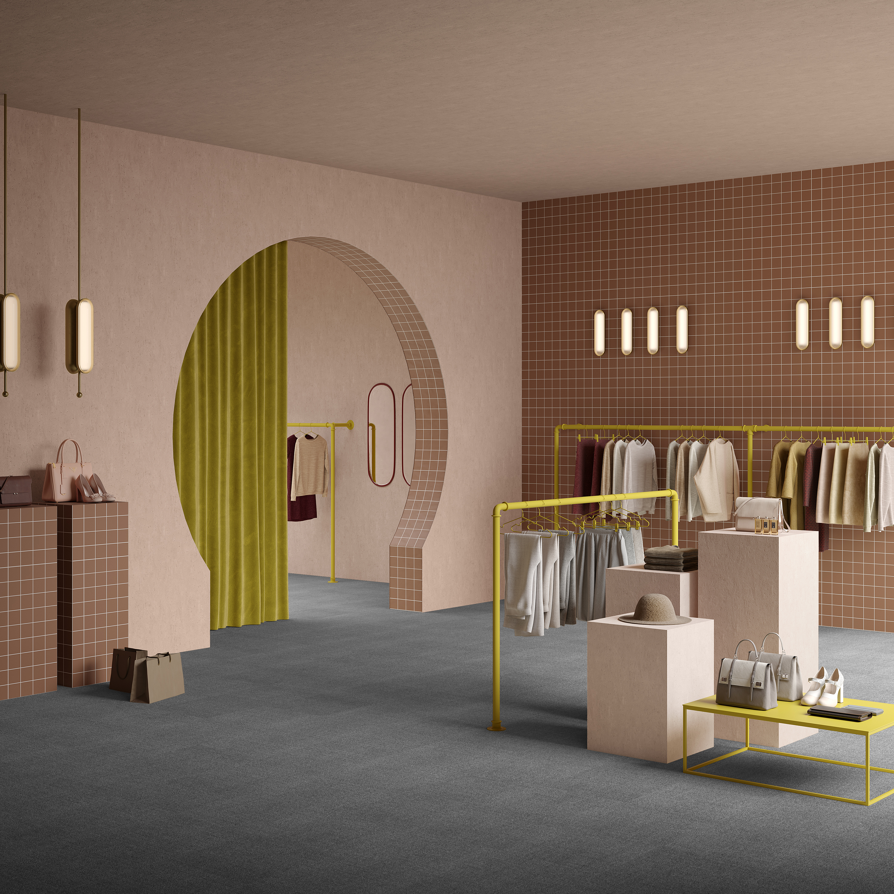 Ковровая плитка Mantra Tile 97 (500*500*6 мм) — купить в Тюмени