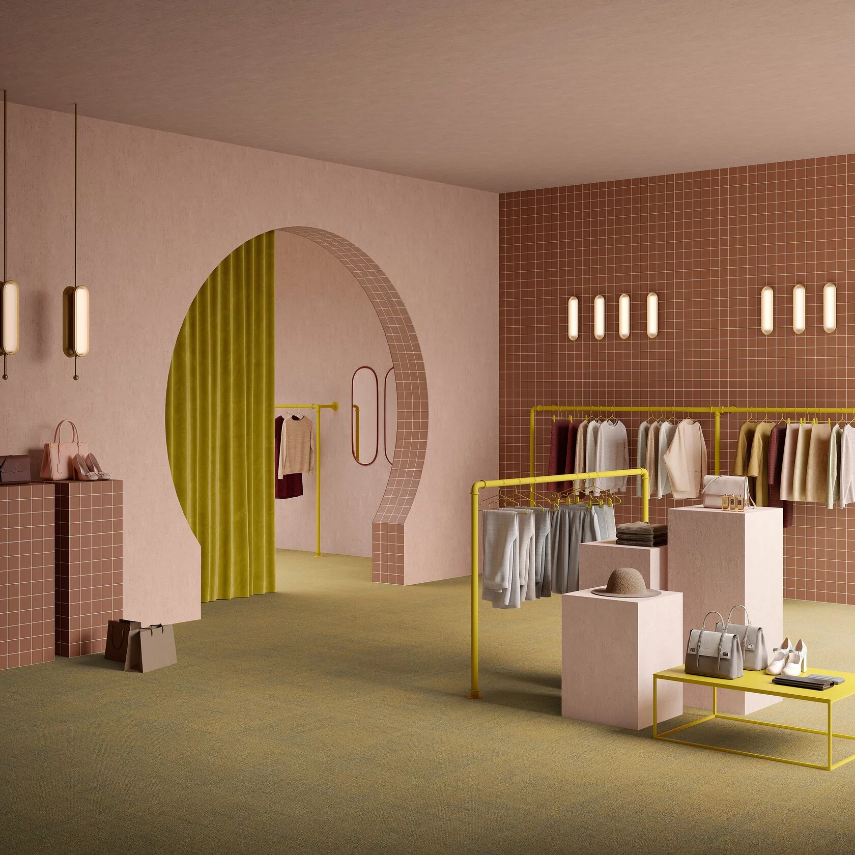 Ковровая плитка Mantra Tile 94 (500*500*6 мм) — купить в Тюмени