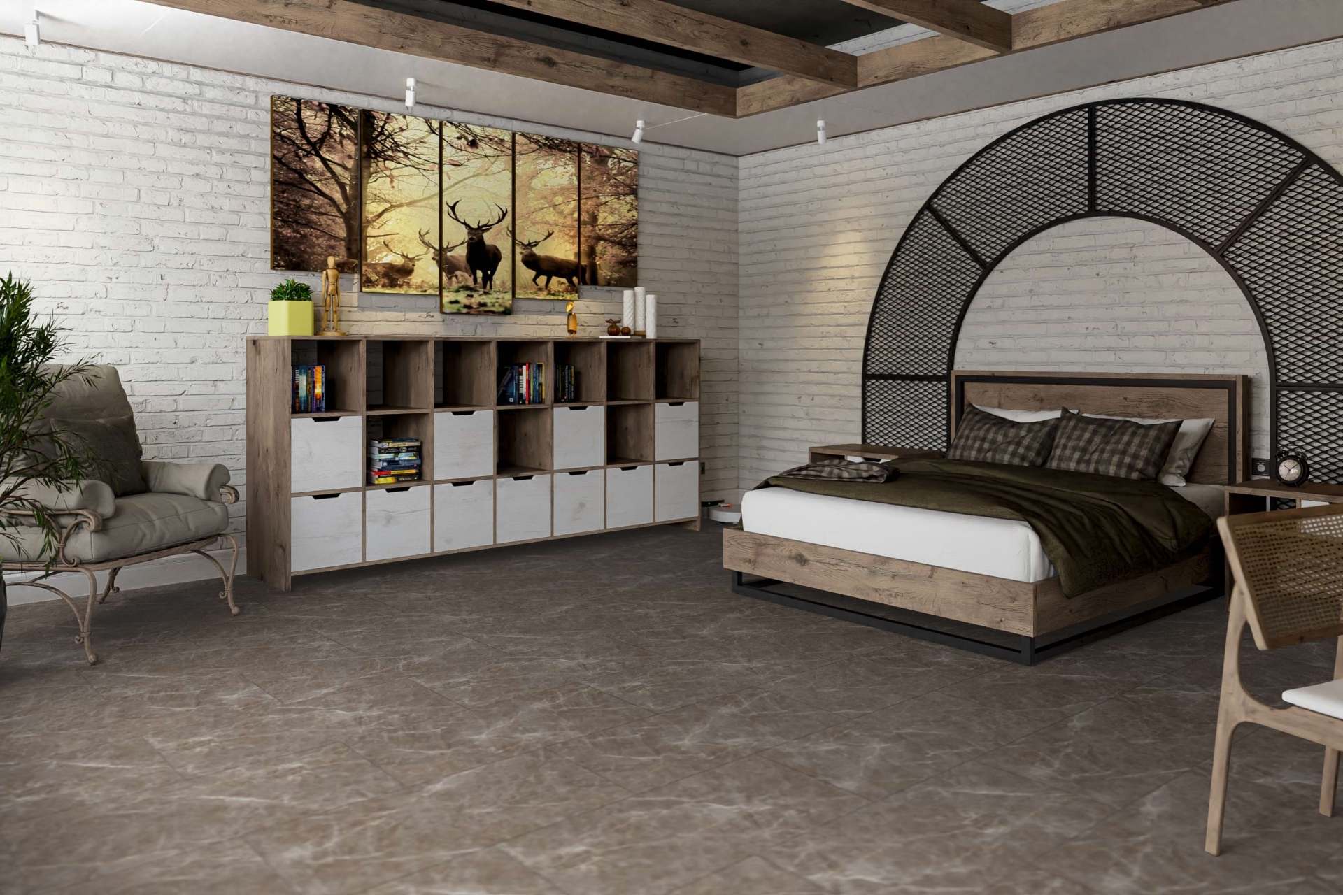 Усовершенствованная кварц-виниловая плитка «Damy Floor» Макалу (912,4*455,2*2,5 мм) — купить в Тюмени