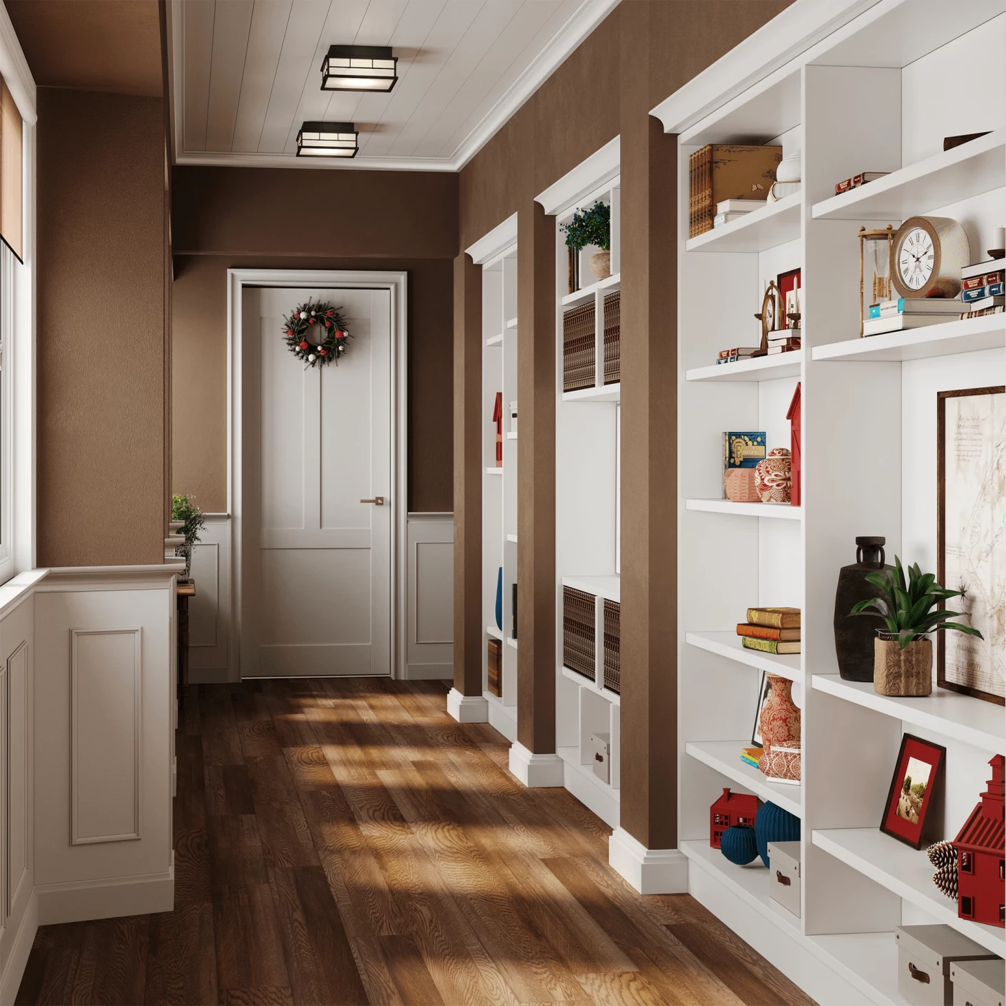 SPC плитка для пола Орех (1220*180*4 мм) — купить в Тюмени