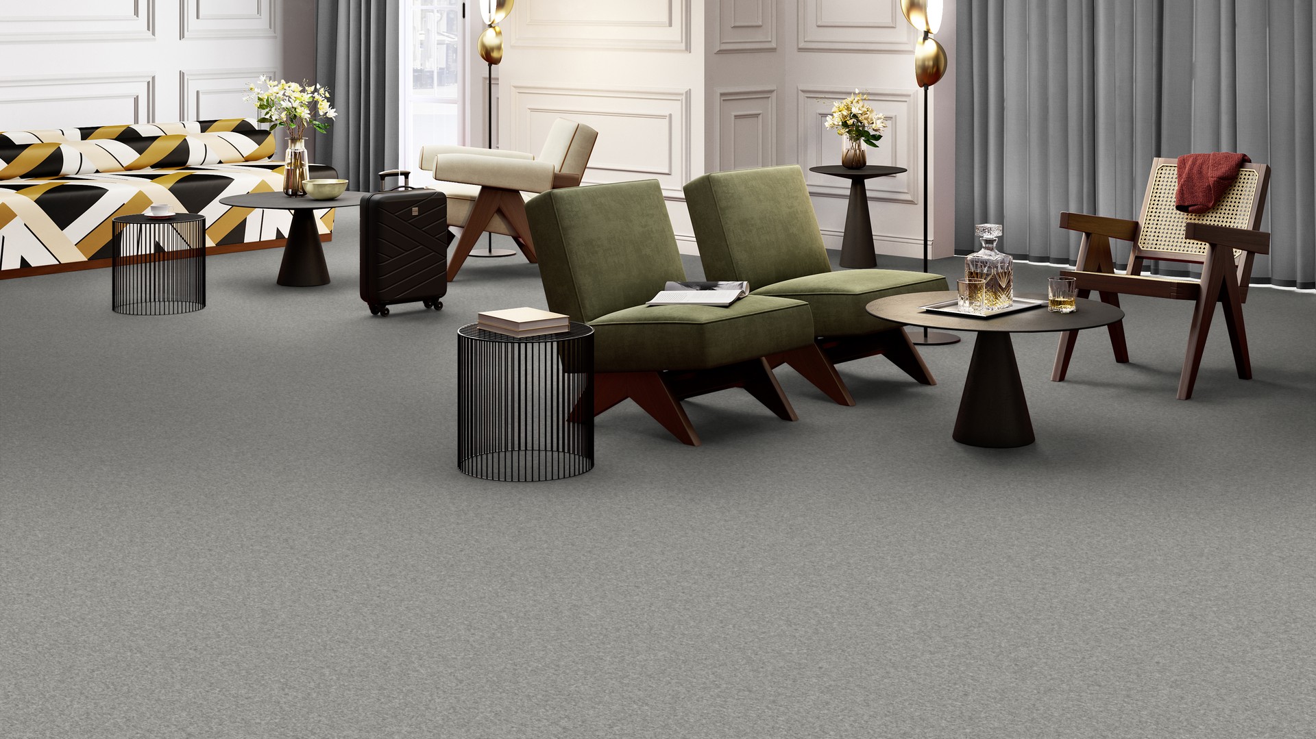 Ковровая плитка Medusa Tile 94 (500*500*5 мм) — купить в Тюмени