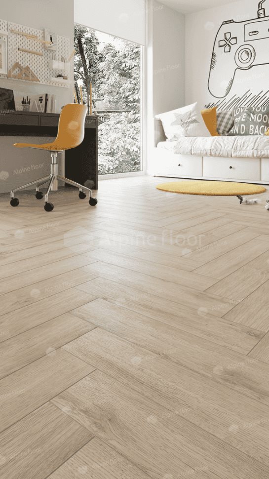 Виниловый ламинат "Alpine Floor" Parquet Light Дуб Медия (600*125*4 мм) — купить в Тюмени