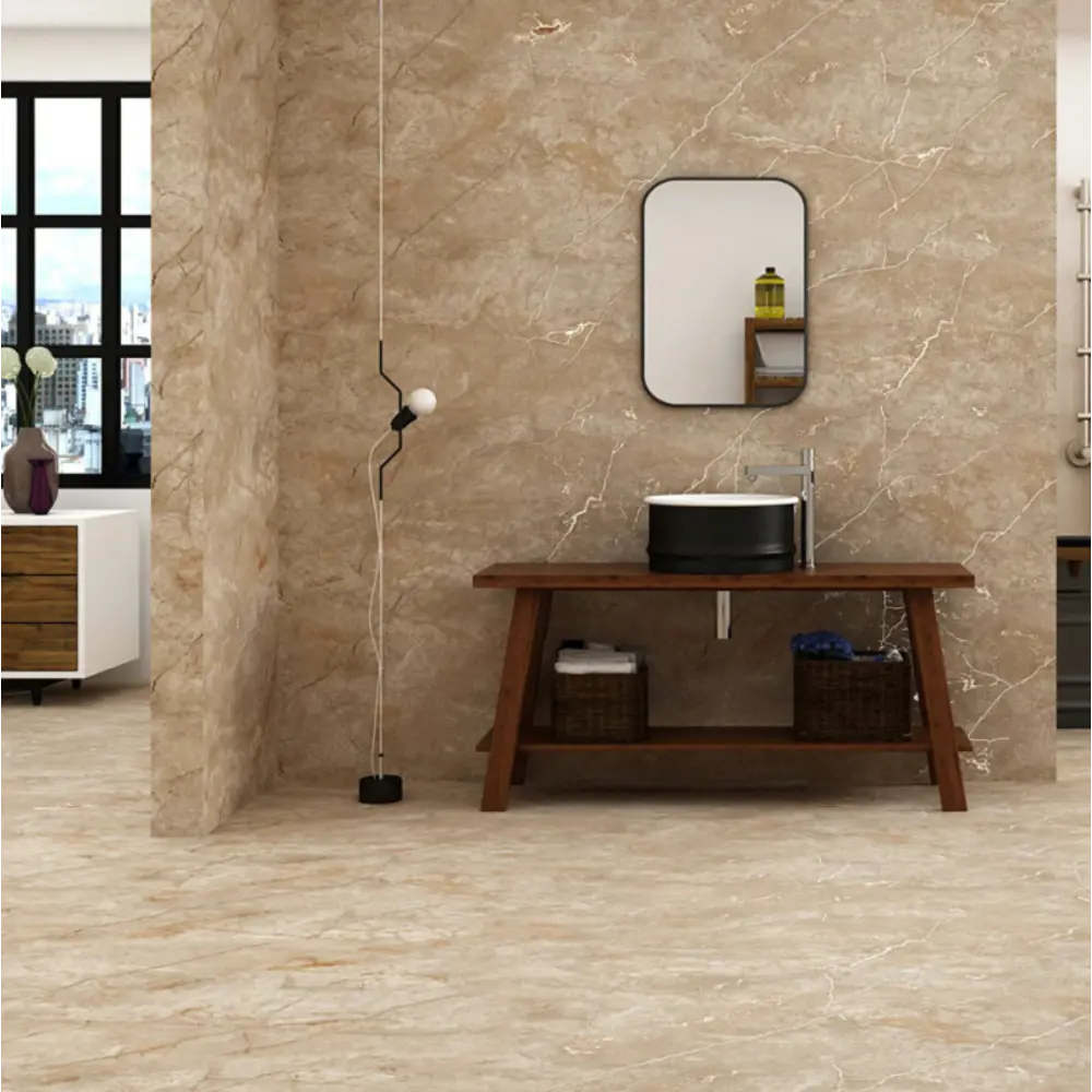 Керамогранит "Sonex" Mostaco natural карвинг 60x120см цвет светло-коричневый с прожилками — купить в Тюмени