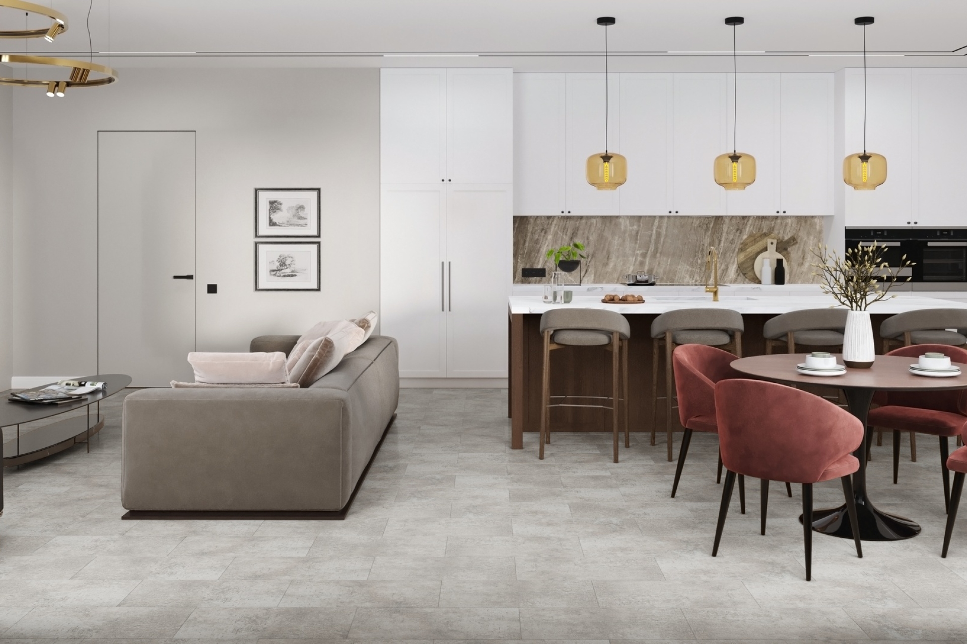 SPC плитка «Damy Floor» Фудзияма (610*305*5 мм) — купить в Тюмени