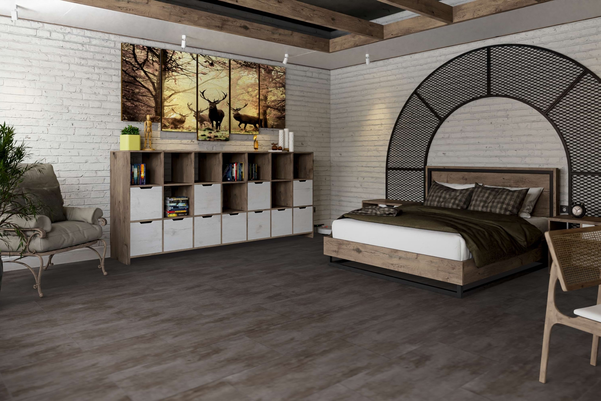 Усовершенствованная кварц-виниловая плитка «Damy Floor» Арарат (912,4*455,2*2,5 мм) — купить в Тюмени