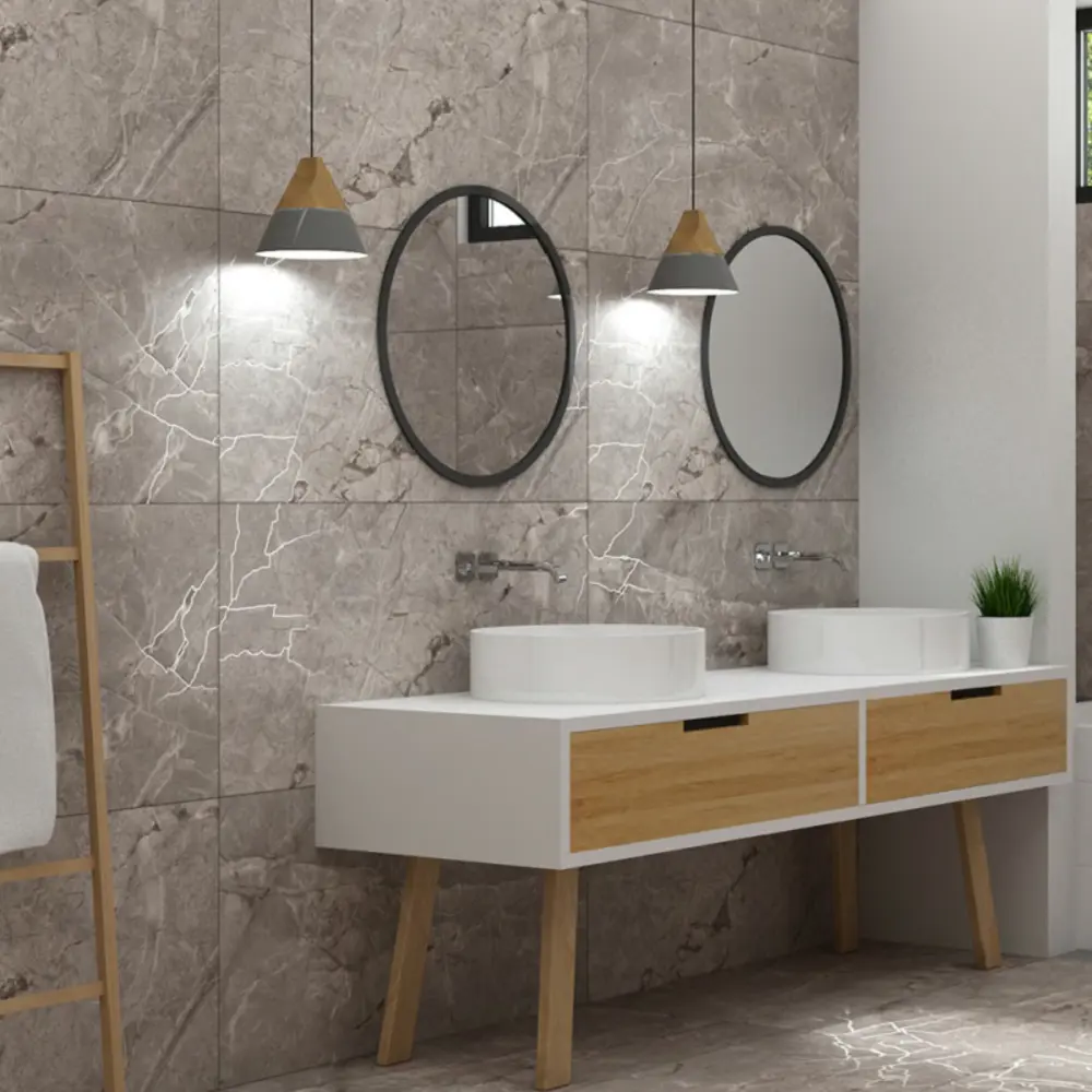 Керамогранит "Sonex" Harmony taupe карвинг 60x120см цвет коричневый с прожилками — купить в Тюмени