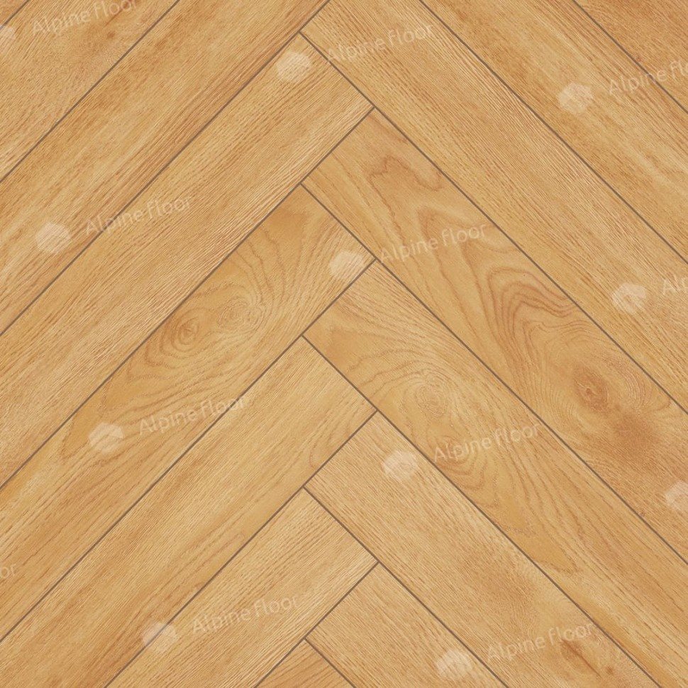 Ламинат "Alpine Floor" Herringbone 12 Дуб Пьемонт (600*100*12 мм) — купить в Тюмени