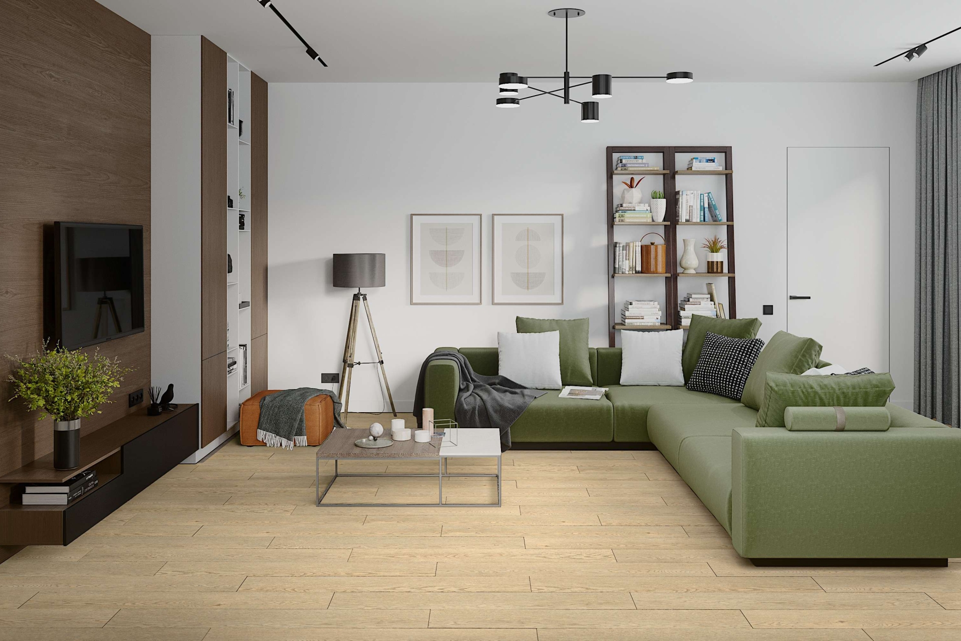 SPC ламинат «Damy Floor» Дуб Латте (1220*180*4 мм) — купить в Тюмени